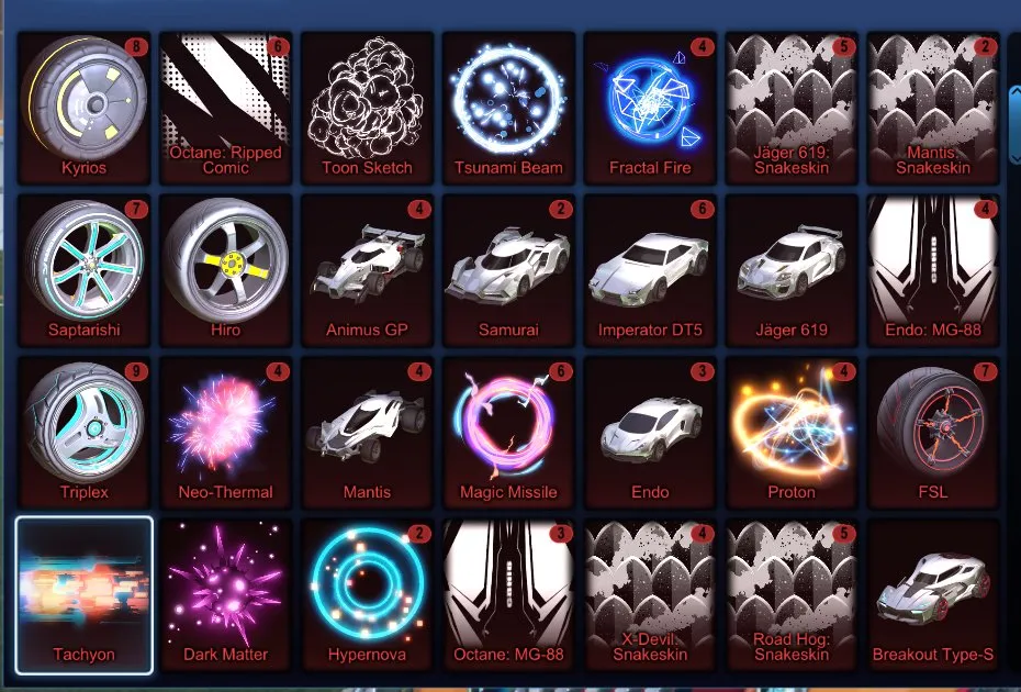 STOCK668 //Fennec + Massive BM Goal Explosions and Decals Inventory (K)