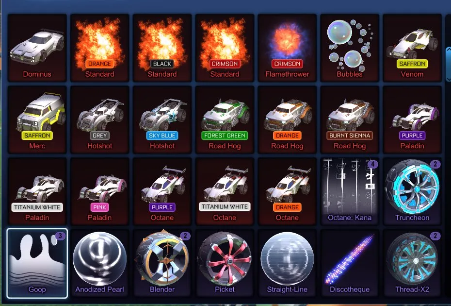 STOCK775 //TW Octane, Fennec, Fire God, Dueling Dragons, Mainframe, Hex Tide, Solar Flare, Atomizer, Trigon (K)