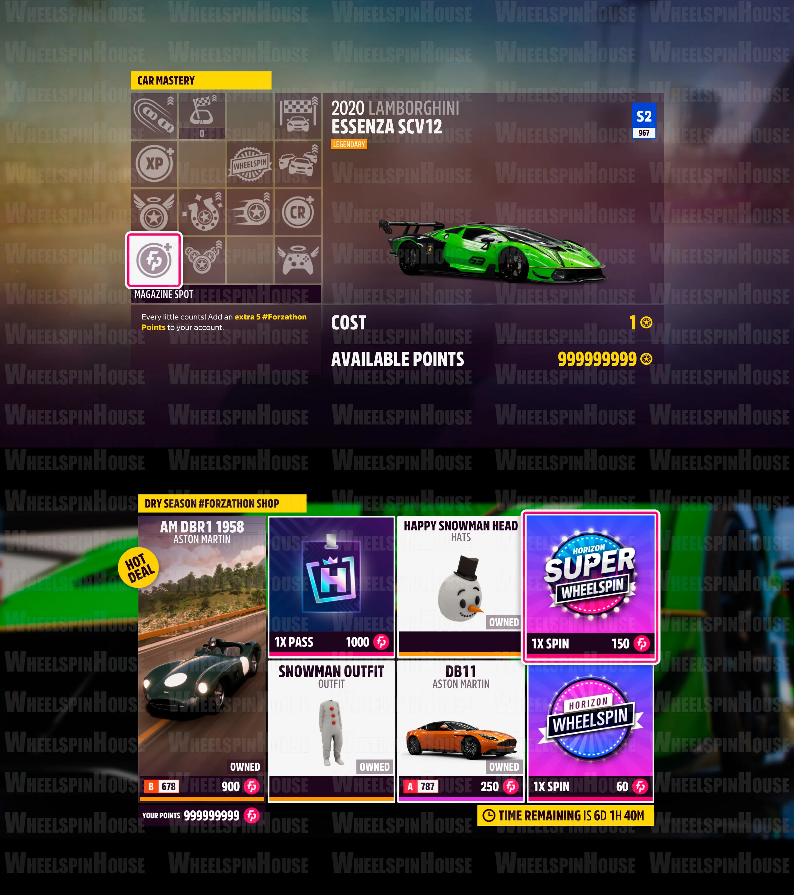 1% Progress + All Rare Cars + 999M: CR & Super Wheelspin & Wheelspin & Car Mastery (Skill) Points & Forzathon Points 👑 Online ❌ No Ban ✔️ Full Access 🎮 PC & XBOX