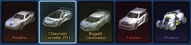 RL921 //Full Access 402 LVL Fennec, Bugatti Centodieci, Chevrolet Corvette ZR1, Proteus, Redline, Black Market (K)