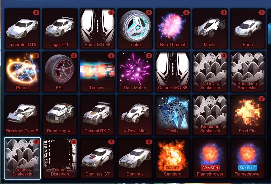 STOCK710 //ACC with Dominus, Imperator, Endo, 30 BM's, Heatwave, Fire God, Hellfire, Sub-Zero, Singularity, Streamline (K)