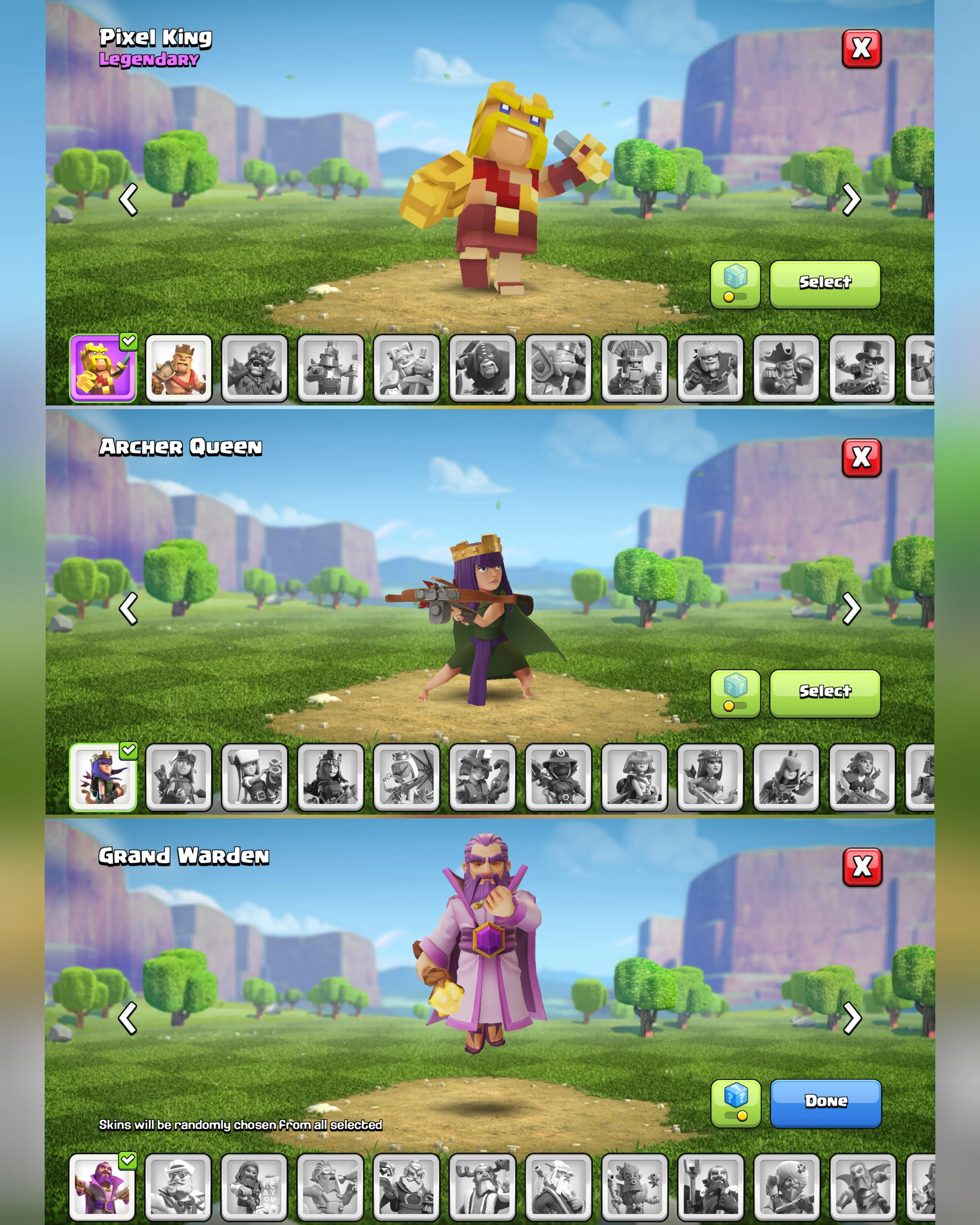 C015 TH12 FULL MAX - XP178 - 1,027 GEMS - CN 1,000 GEMS - BK65 SKIN PIXEL KING - AQ65 FA17 - GW40 - BM12