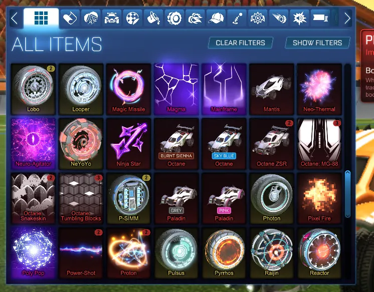 STOCK917 //Fennec Dominus 150+ Imports Exotics BMs Lobo Looper Magma Mantis ZSR Octane (K)