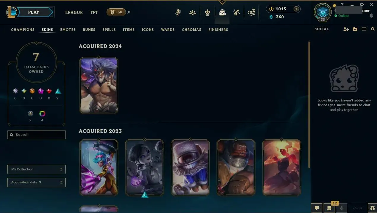 ✨ NA ⭐ Handlevel ⸱ High MMR & 1000 RP Included ⚡ Gold IV (35 LP) ✨ WR: 67%♟️ Champs: 49 🎨 Skins: 7 ⭐ LV: 35 💰 BE: 360 ♾️ Lifetime Ownership 📧 Full Email Access 👑 High Quality Riot Account #THEHUB