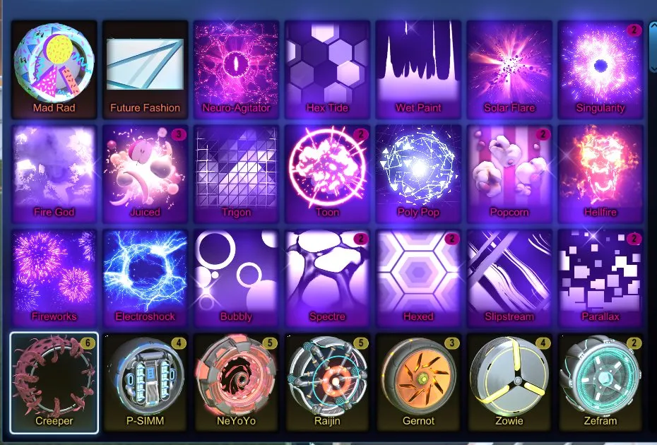 RL894 //Dominus, Endo, Fennec, 40+ Cars, Painted Variants, Premium Wheels & Goal Explosions (K)