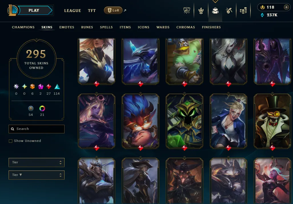 👑(EUW) SILVER III (100% WR, VERY HIGH ELO) 🚀295 SKIN