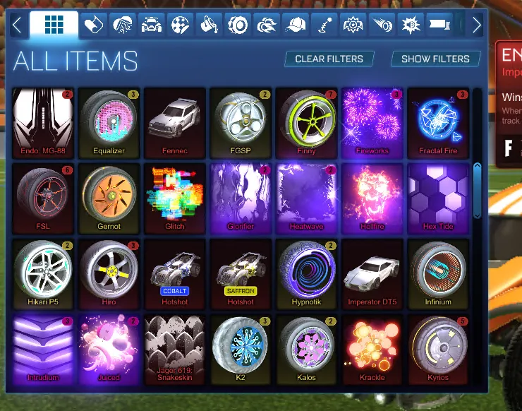 STOCK862 //Fennec X-Devil Black Standard Boost 66 Bodies 30+ Cars Import Bodies (K)