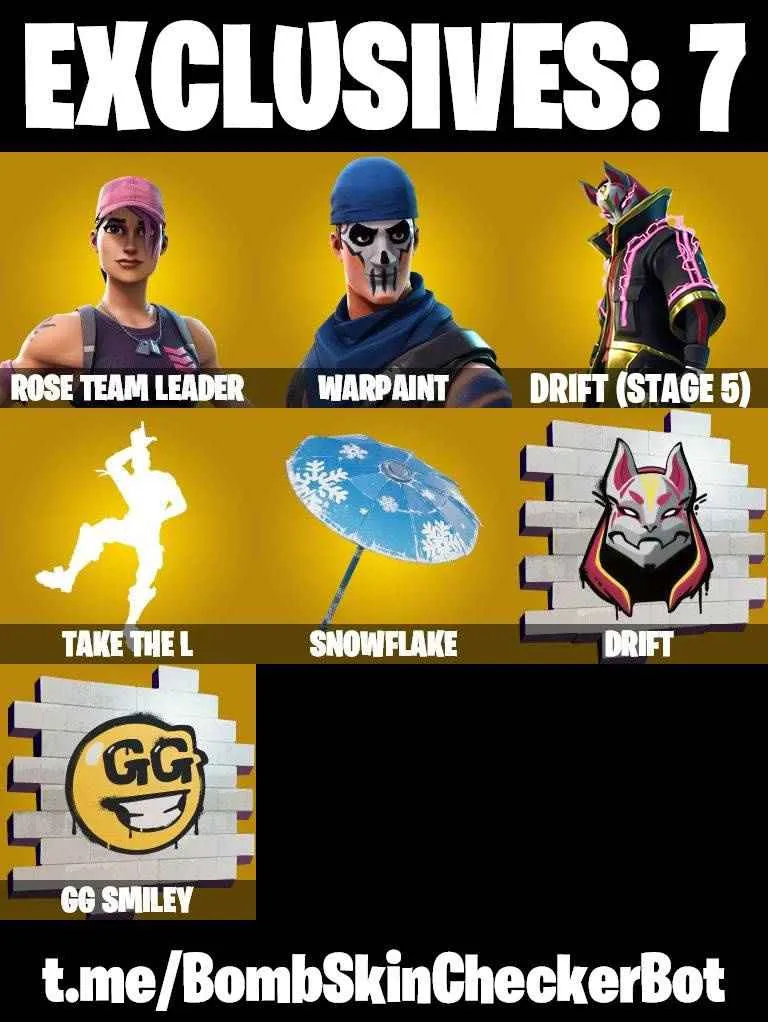 ❤️22 SKINS❤️TAKE THE L❤️OG STW❤️DRIFT(STAGE 5)❤️LYNX(STAGE 4)❤️CALAMITY(STAGE 5)❤️HYBRID(STAGE 4)❤️ZENITH(STAGE 4)❤️BLACKHEART(STAGE 8)❤️ROGUE AGENT❤️SNOWFLAKE❤️PEELY WHIP❤️CAN PLAY ON PSN❤️XBOX❤️PC❤️NINTENDO❤️MOBILE❤️150 VBUCKS❤️FULL EMAIL ACCESS❤️
