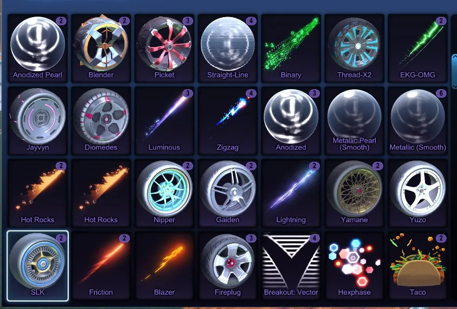 STOCK673 //TW Octane, Fennec, Titanium White Octane, 30 Black Markets, Many Painted Bodies, Anodized Pearl (K)