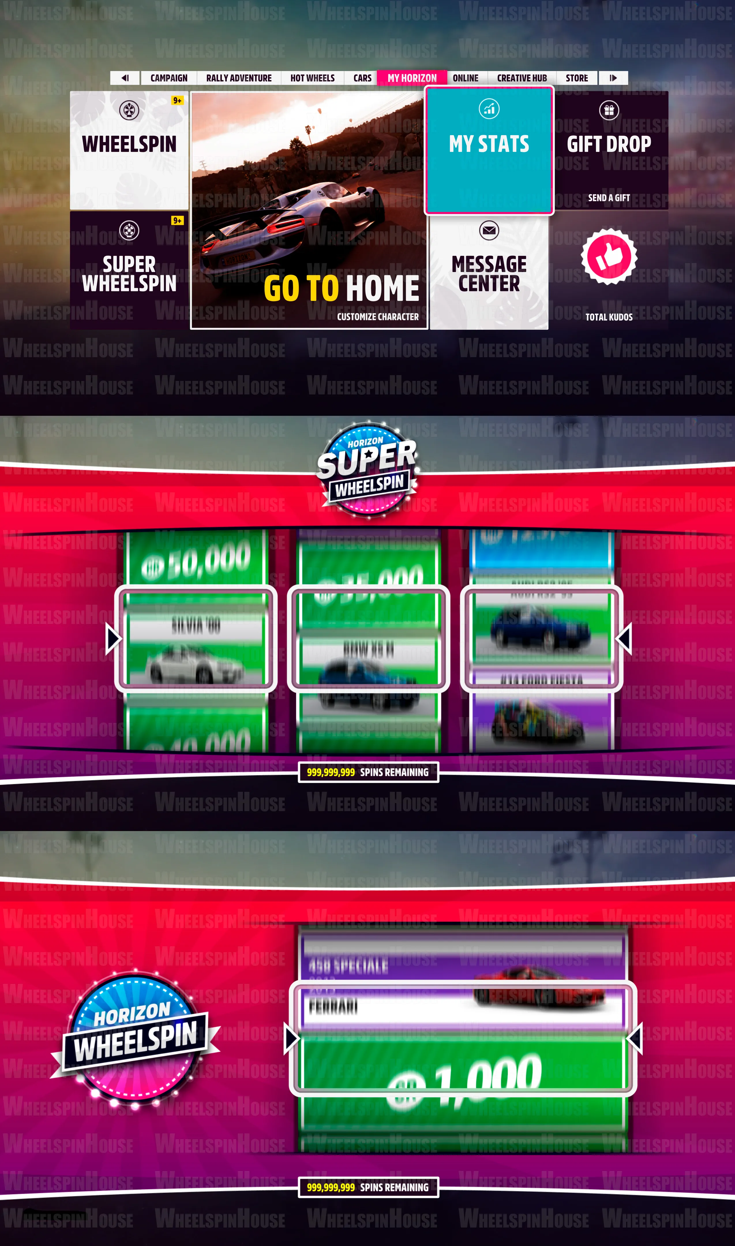 100% Progress + All Cars + 999M: CR & Super Wheelspin & Wheelspin & Car Mastery (Skill) Points & Forzathon Points 👑 Online ❌ No Ban ✔️ Full Access 🎮 PC & XBOX