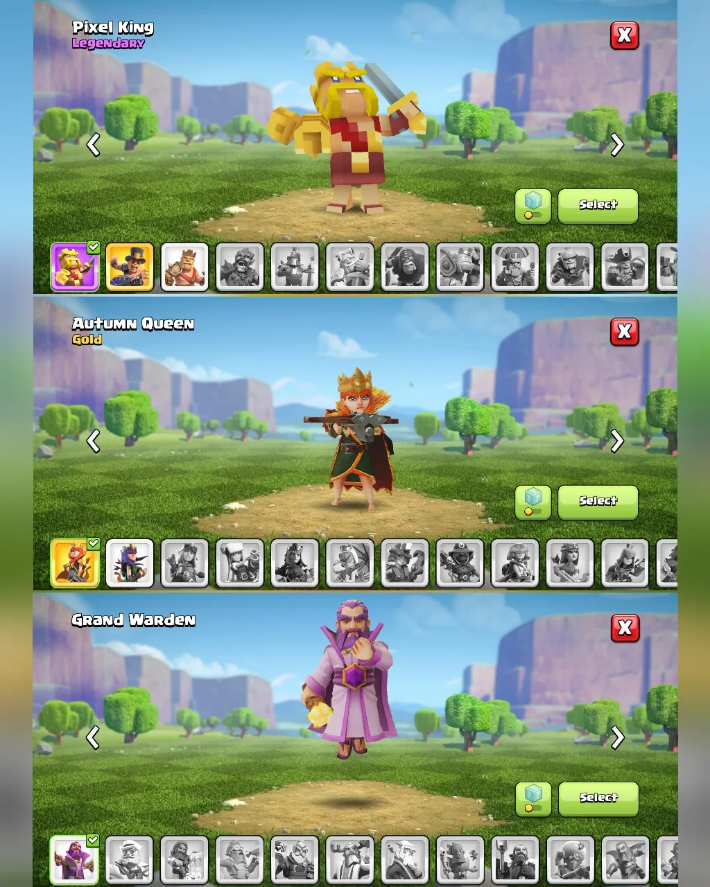 C037 TH12 - XP148 - 1,246 GEMS - CN 1,000 GEMS - BK54 SKIN2 - AQ64 SKIN AUTUMN QUEEN - GW27 - BM13 - BC15