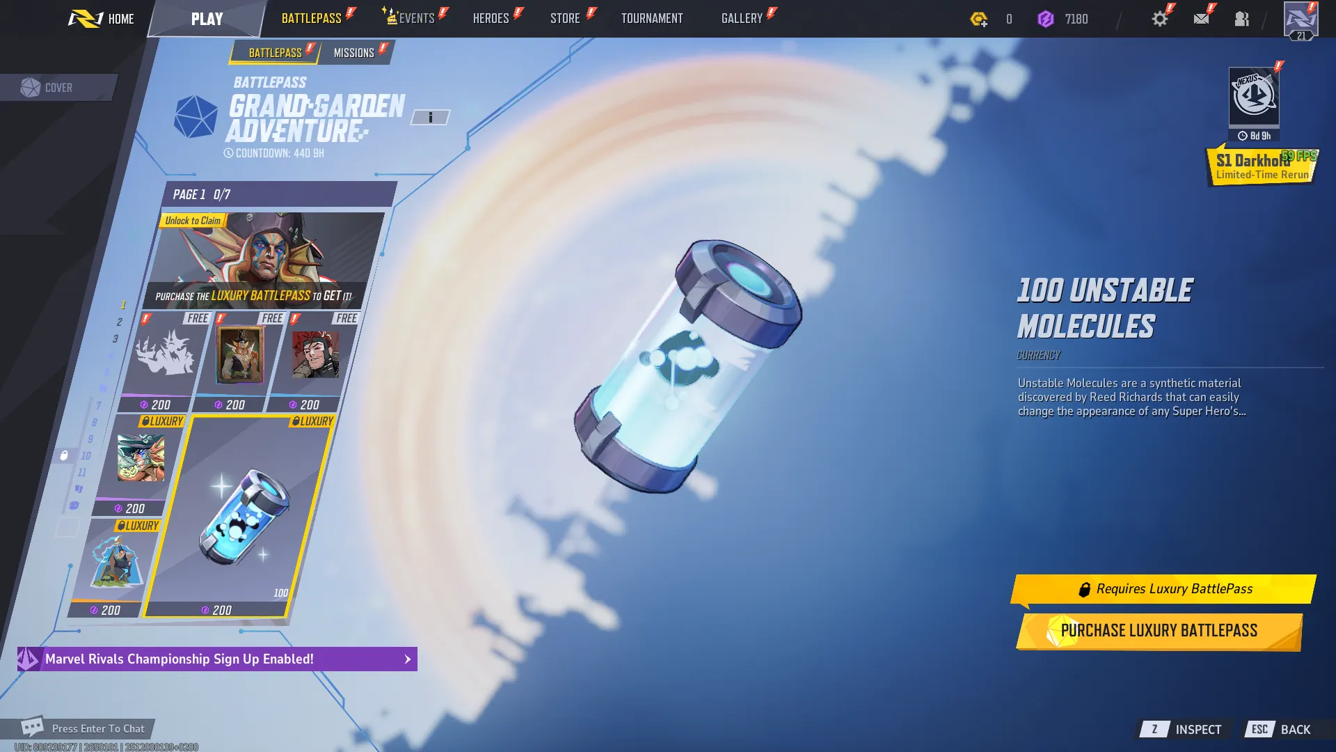 🏆 Marvel Rivels-Steam🌏 Rank: Platinum 3  🏆  Level: Level 21+ 🔥 Units+1700 🎨+2 Skins  🎮 season 5 🚀 instant Delivrey