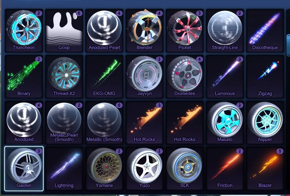 STOCK617 //ACC with Fennec, Anodized Pearl, 30+ Black Markets, Titanium White Dominus, Painted Venoms, Rare Decals and Wheels(K)