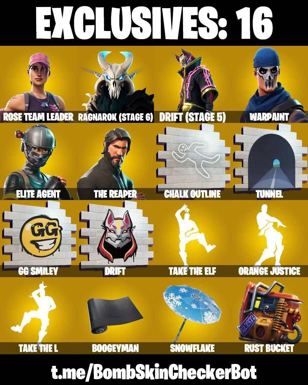 ❤️72 SKINS❤️TAKE THE L❤️THE REAPER❤️ELITE AGENT❤️OG STW❤️OMEGA❤️ORANGE JUSTICE❤️ZOEY❤️ROOK❤️REVERIE❤️HOPE❤️DRIFT(STAGE 5)❤️RAGNAROK(STAGE 6)❤️PEELY❤️SNOWFLAKE❤️RUST BUCKET❤️CAN PLAY ON PSN❤️XBOX❤️PC❤️NINTENDO❤️MOBILE❤️525 VBUCKS❤️FULL EMAIL ACCESS❤️