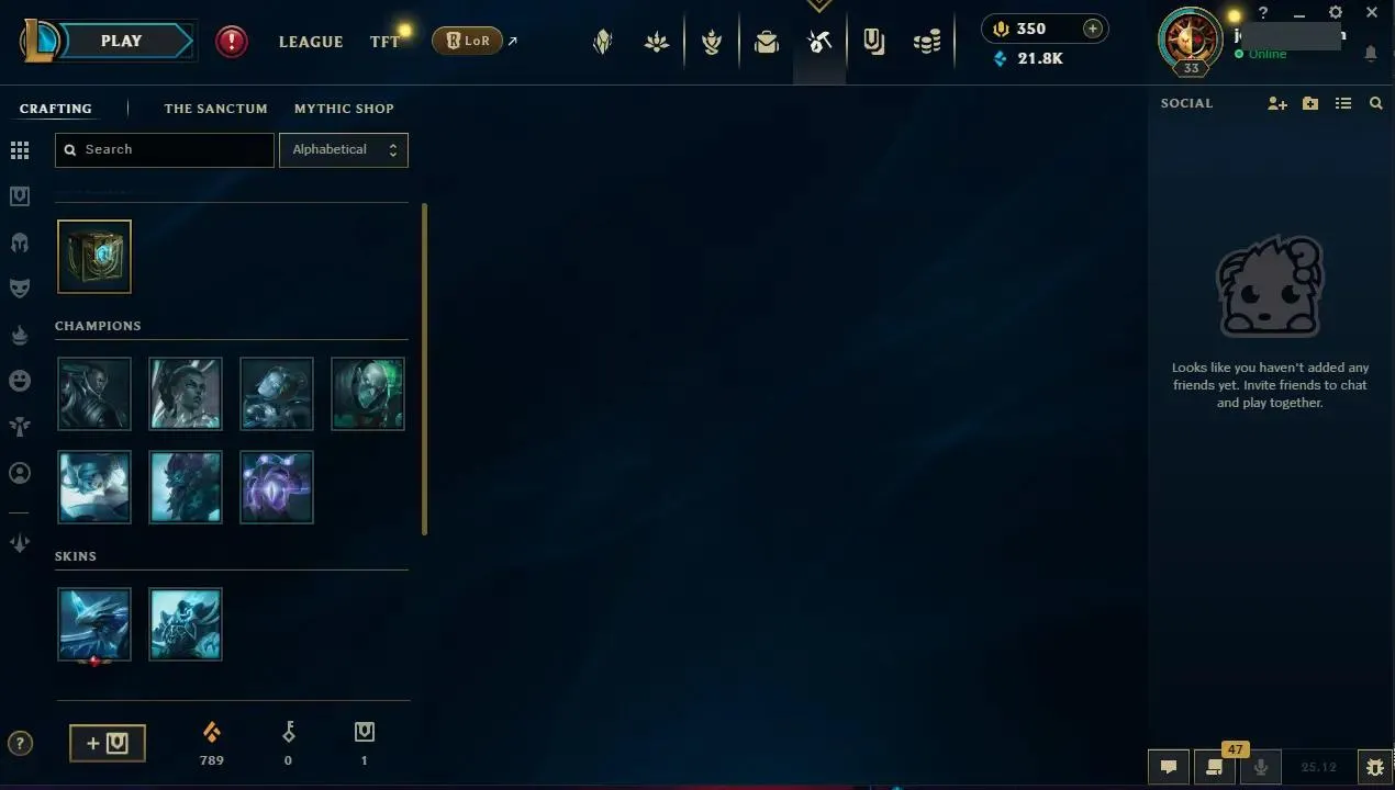 ✨ EUW ➜ S15 ⭐ Hand-made ⚡ Gold III ✨ Cosmic Reaver Kassadin & 350 RP 💰 BE: 21865 ♾️ Lifetime Ownership 📧 Full Email Access 👑 High Quality Riot Account #THEHUB