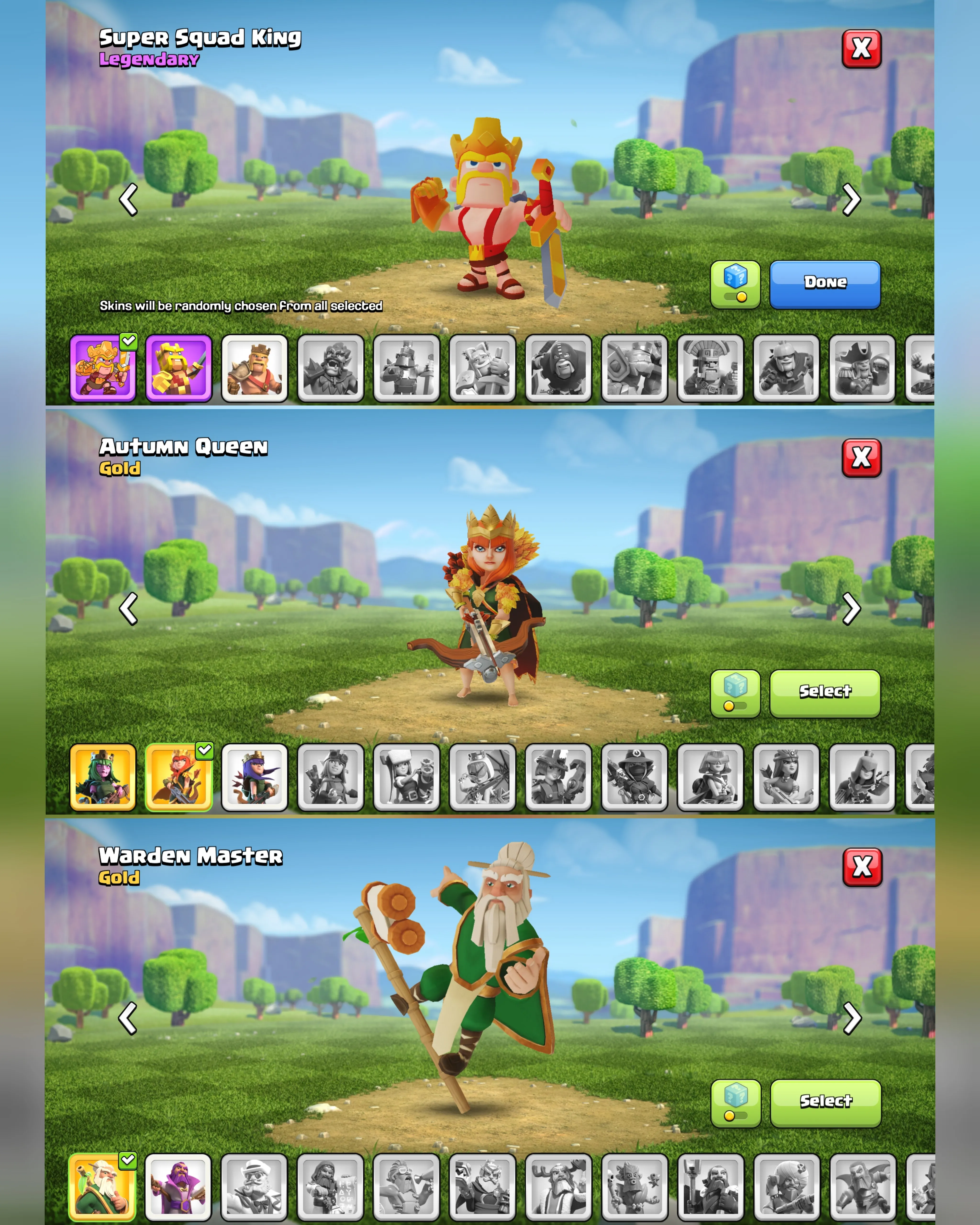 C049 TH12 - XP145 - 982 GEMS - CN 1,500 GEMS - BK58 SKIN2 GG7 - AQ65 SKIN2 - GW37 SKIN WARDEN MASTER - BM18 - BC15