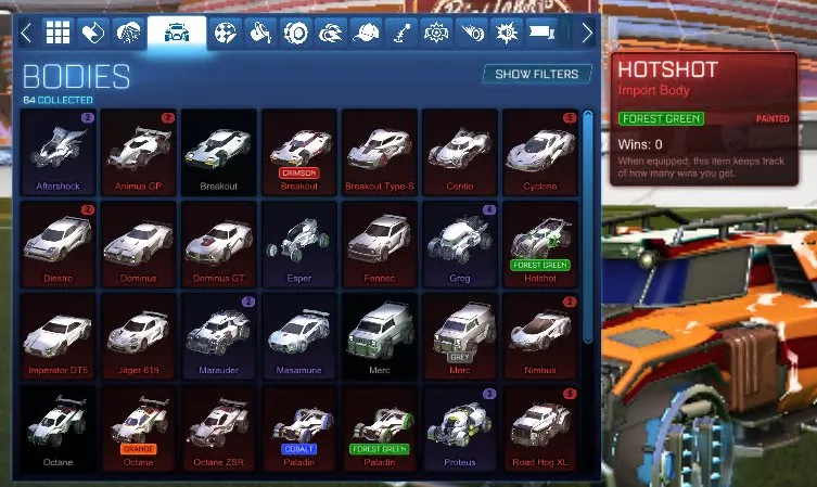 STOCK442 //Fennec, 64 Cars, 27 Black Market, Extensive Painted Bodies, Wheels, Party Time, Sub-Zero, Mainframe