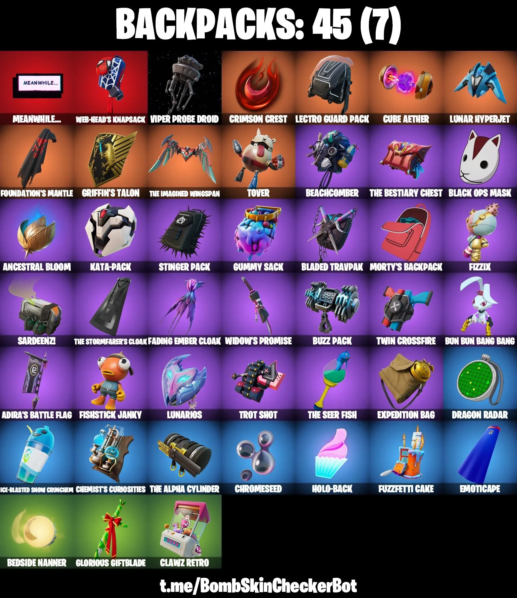 37 SKINS | SPIDER-GWEN | SPIDER-MAN | DARTH VADER | RONIN | MALIK | SNAP | THE IMAGINED | THE FOUNDATION | TWYN | PARADIGM (REALITY-659) | SABINA | FULL EMAIL ACCESS