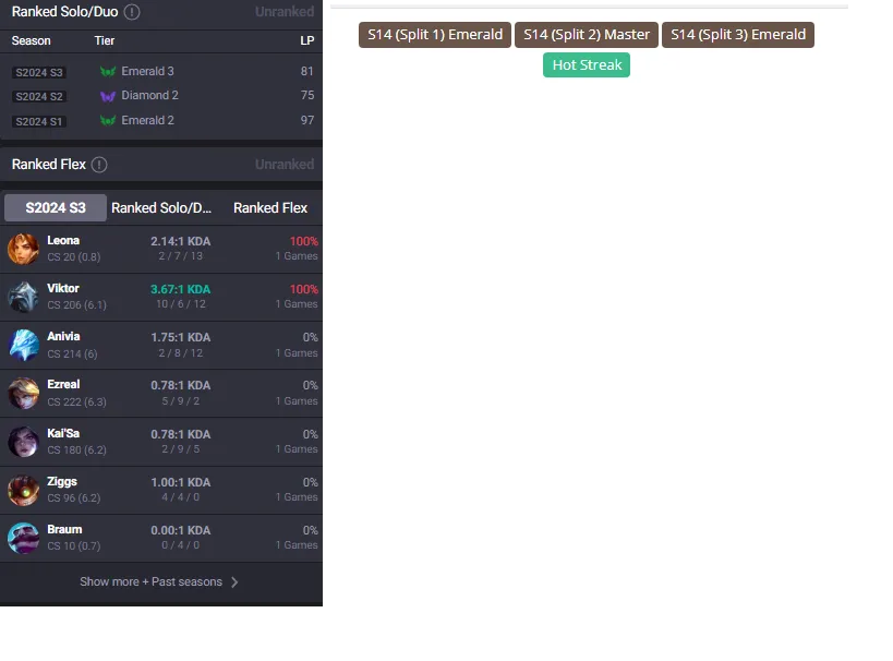 S14-3 Emerald 3🔥LVL48 Now Unranked Handleveled💎47Champs 9Skins⭐Name Changeable🔓Unverified Email✔️Recovery info included✅Lifetime Ownership Guarantee