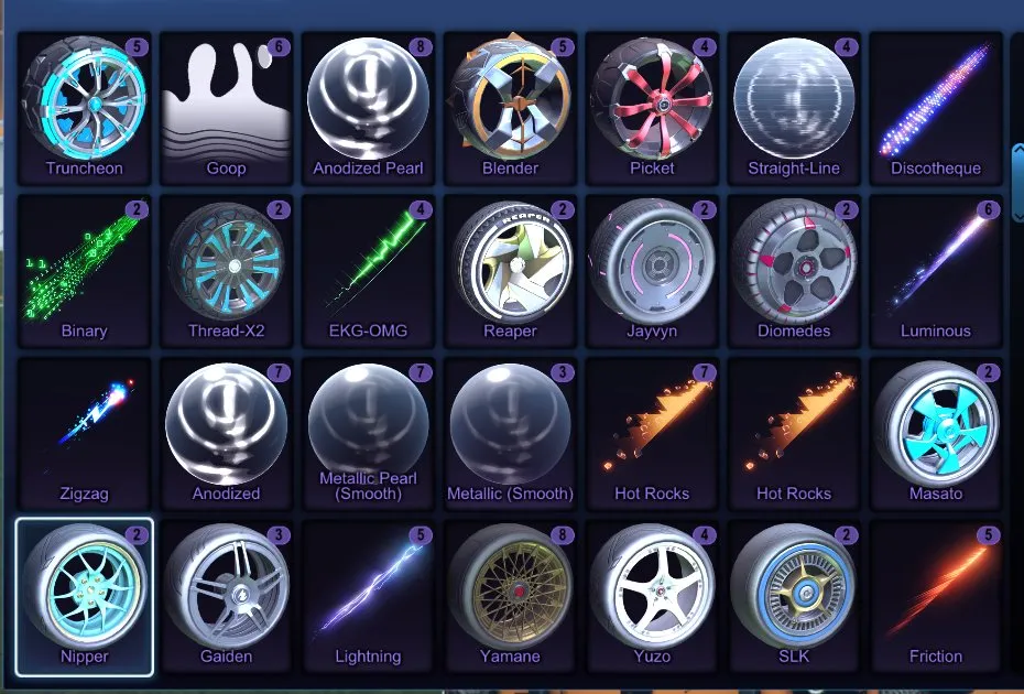 STOCK505 //TW Octane, Fennec, Black Splash, Apex Wheels, Aero Mage Painted, Multiple Black Market Decals