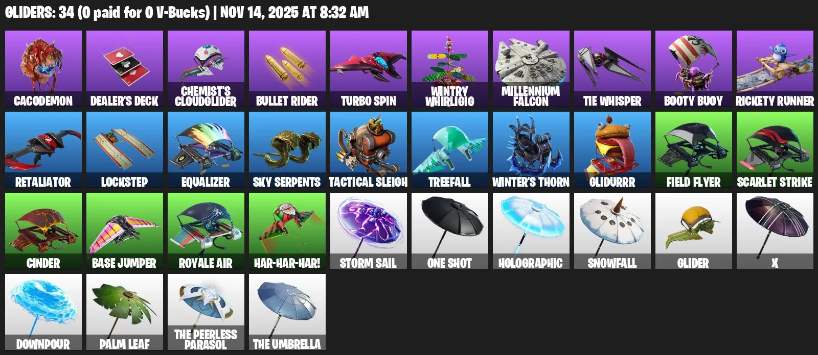 F1219 25 Skins Including Hybrid, Lynx, The Prisoner, Sentinel, Blackheart, Zenith (G)