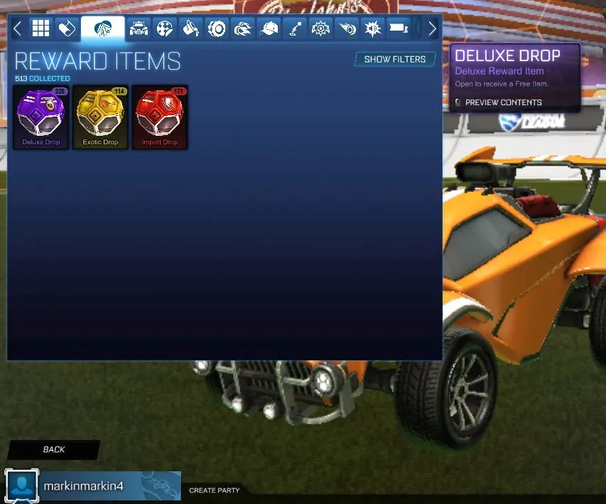 STOCK389 //LIMITED EPIC GAMES ACCOUNT, 513 Unopened Deluxe, Exotic, Import Chests