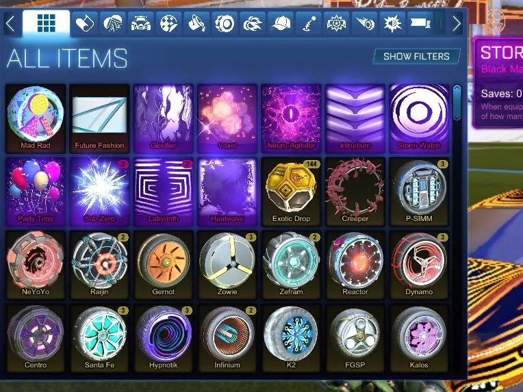 STOCK493 //Fennec, Dominus, Storm Watch, Sub-Zero, Party Time, Hellfire, Intrudium, 144 Exotic Drops