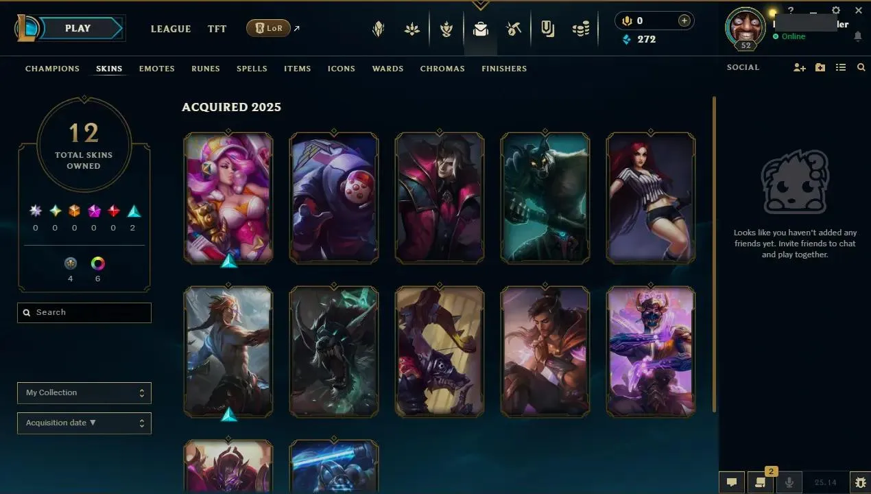 🌍 EUW ⚡ Emerald III (29 LP)✨ WR: 50% 🔥73Champions + 12 Skins & More! ♾️ Lifetime Ownership 📧 Full Email Access