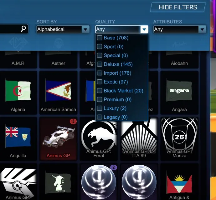 STOCK750 //ACC with Fennec, 66 Cars, 20 Black Markets, Painted Road Hog & NeYoYo, Reactor, Pyrrhos (K)