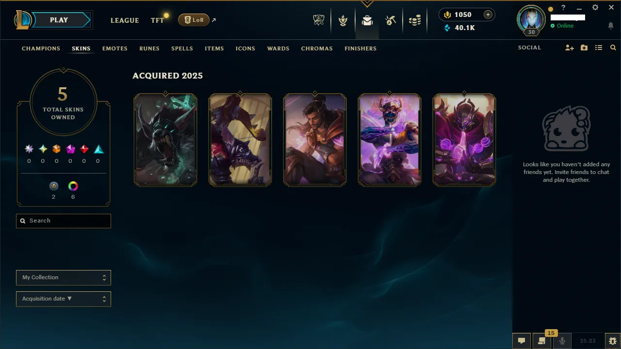 🌎EUW🏆Ranked Ready✅HandMade⭐️1050RP ✅untouchable Loot 🔥Skins +5 ❄️+40K BLue ✅🏆14 Champions Owned✅️Unverified Email🚀instant delivery