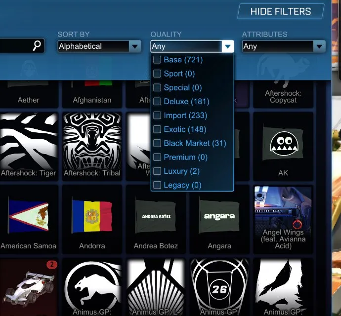 STOCK646 //Fennec, Black Standard, 30 Black Markets, Painted Cars & Explosions (K)