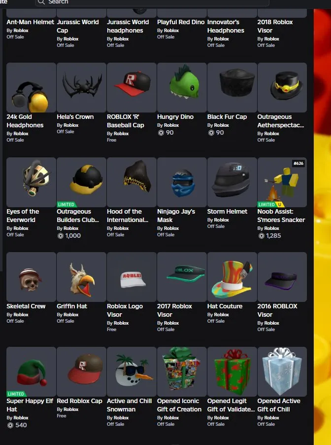 RBL2968 //Gold Crown of O’s + Bombastic Crown of O’s + Many Gamepasses and Accessories (K)