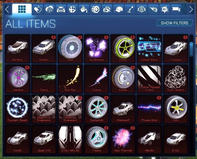 STOCK972 //Endo, Dominus, Octane, 150+ Black Markets, Exotic & Import Wheels, Many Painted Bodies (K)