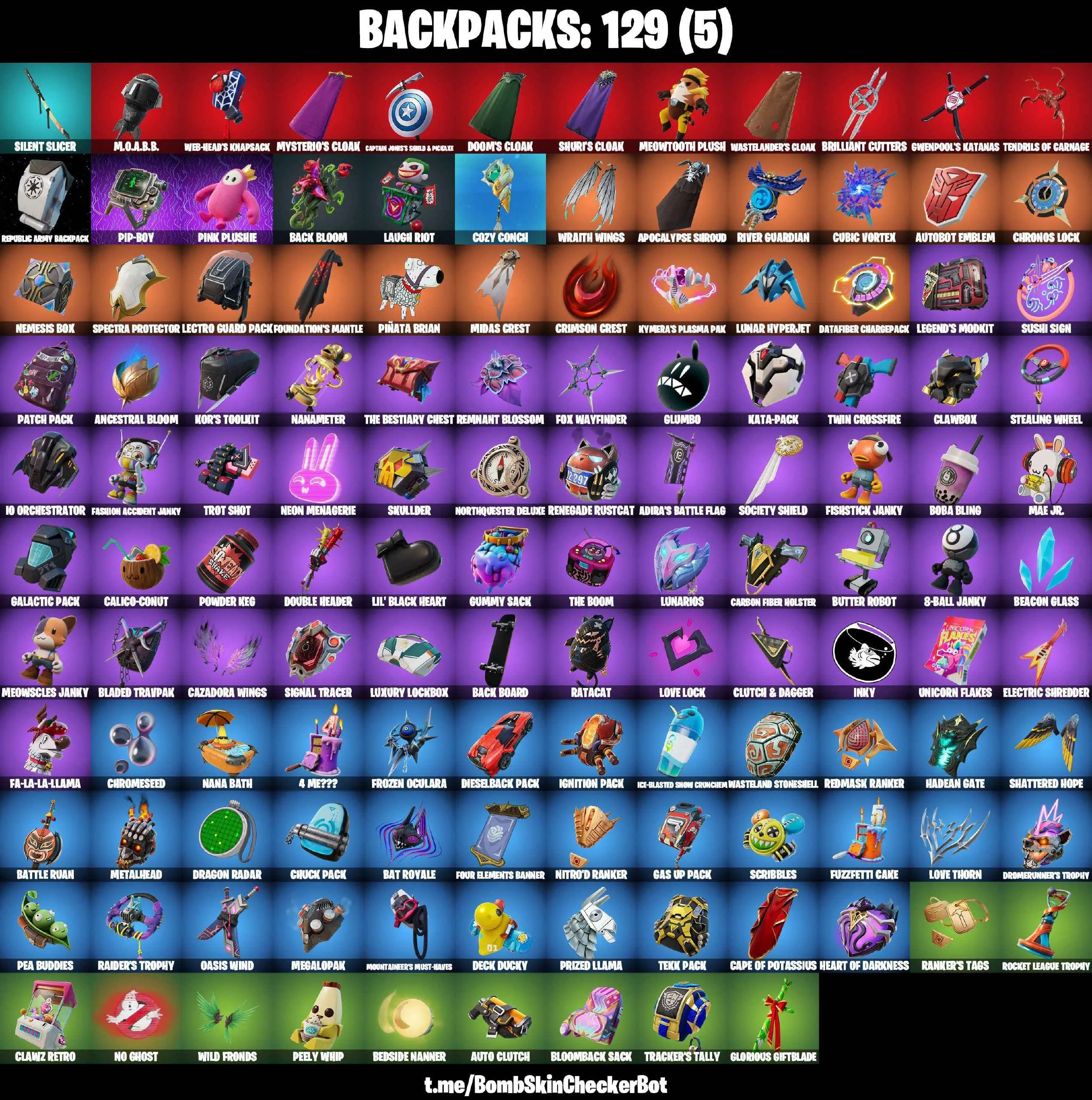 ❤️95 SKINS❤️POISON IVY❤️SPIDER-MAN❤️ERA(MAX)❤️MYSTICA(MAX)❤️CHARLOTTE❤️KOR❤️MARIPOSA❤️HOPE❤️TOONA FISH❤️POTASSIUS PEELS❤️RENZO THE DESTROYER❤️MIZUKI❤️RUNWAY RACER❤️CAN PLAY ON PSN❤️XBOX❤️PC❤️NINTENDO❤️MOBILE❤️600 VBUCKS❤️FULL EMAIL ACCESS❤️