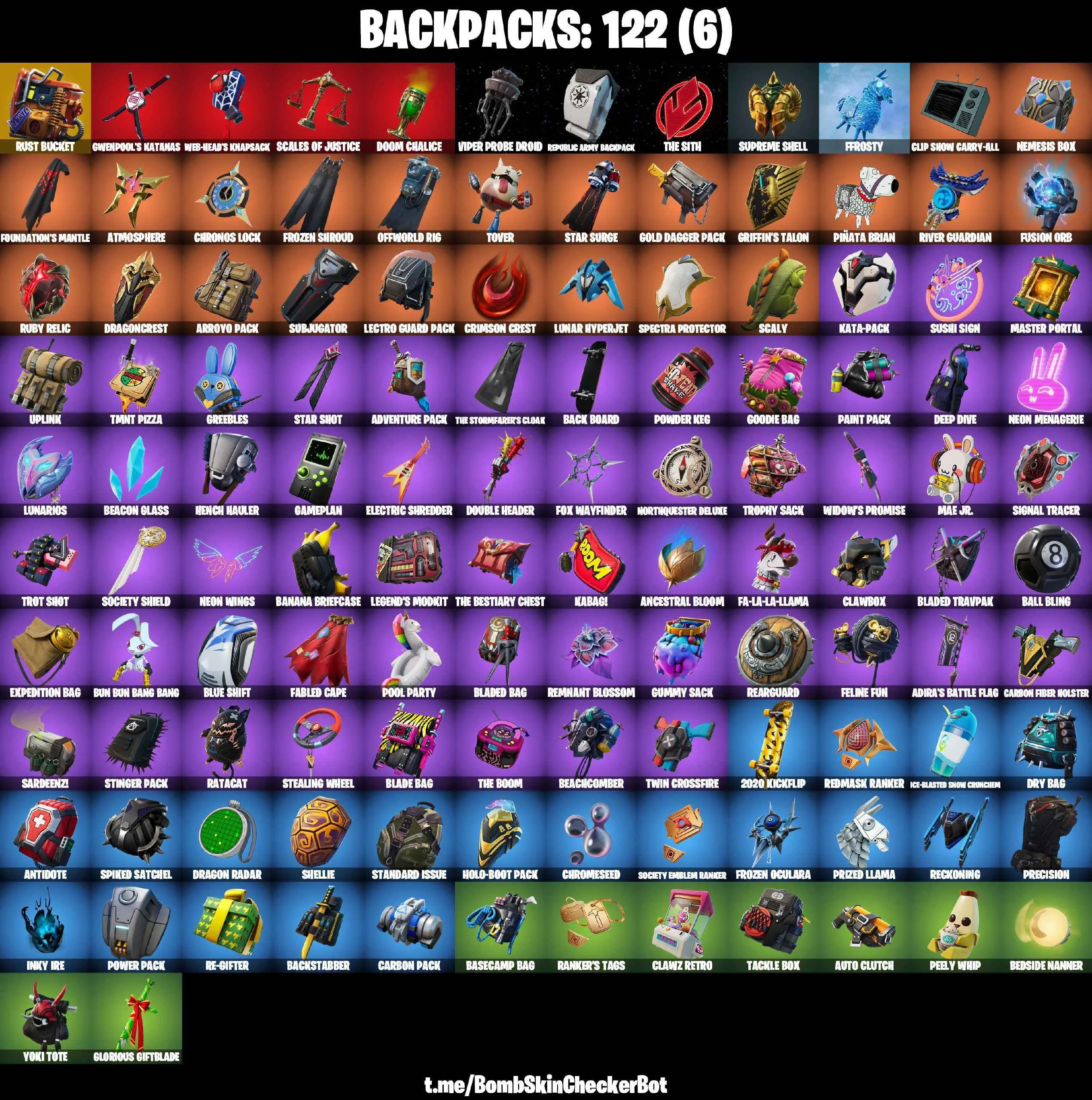 ❤️111 SKINS❤️OMEGA❤️SPDIER-MAN❤️DARTH VADER❤️CATALYST(MAX)❤️ORANGE JUSTICE❤️STAR WAND❤️MYSTICA(MAX)❤️LAUGH IT UP❤️ZOEY❤️ROOK❤️EVIE❤️JULES❤️AURA❤️DRIFT(STAGE 5)❤️RAGNAROK(STAGE 6)❤️CARBIDE(STAGE 5)❤️MEOW SKULLS❤️AGENT PEELY❤️RUST BUCKET❤️PEPPERMINT PICK❤️