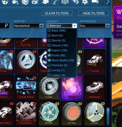 STOCK836 //W Octane, 30+ Cars, 20+ Black Markets, Dueling Dragons, 20XX, Dissolver, Toon, Trigon, Tsunami Beam (K)