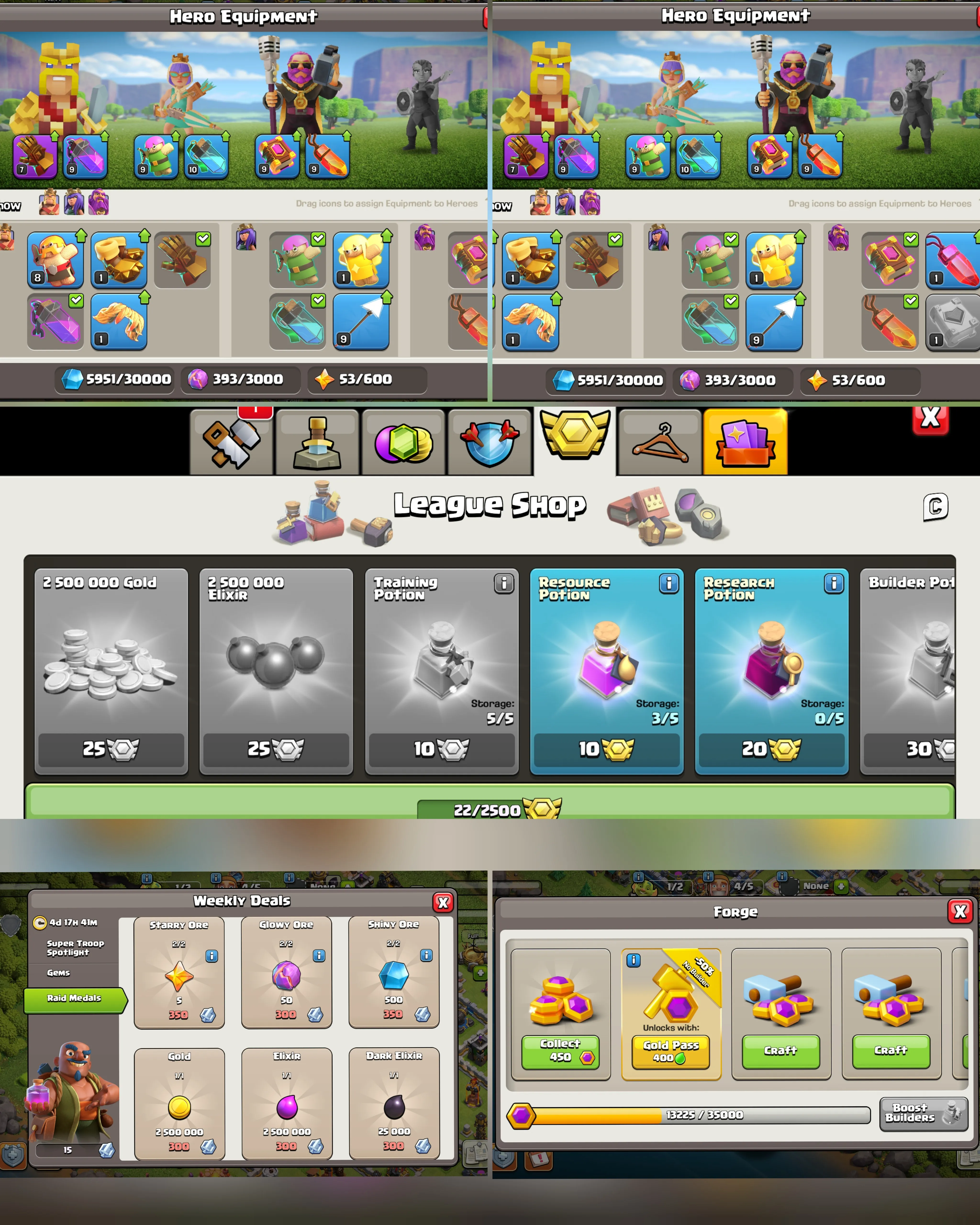 C059 TH12 - XP155 - 325 GEMS - CN 1000 GEMS - BK49 SKIN PIXEL KING GG7 - AQ62 SKIN4 - GW29 SKIN PARTY WARDEN - BM8