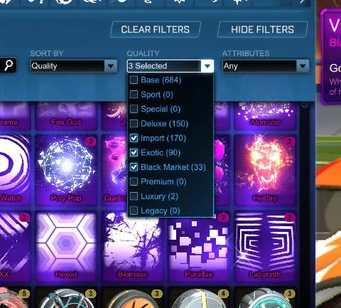 STOCK768 //ACC with Dominus, Mantis, 250+ Black Markets / Exotics / Imports, Titanium White & Colored Bodies(K)