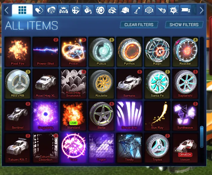 STOCK922 //Fennec Dominus 200+ BMs Exotics Imports Black Market Wheels Bodies Boosts Paints (K)