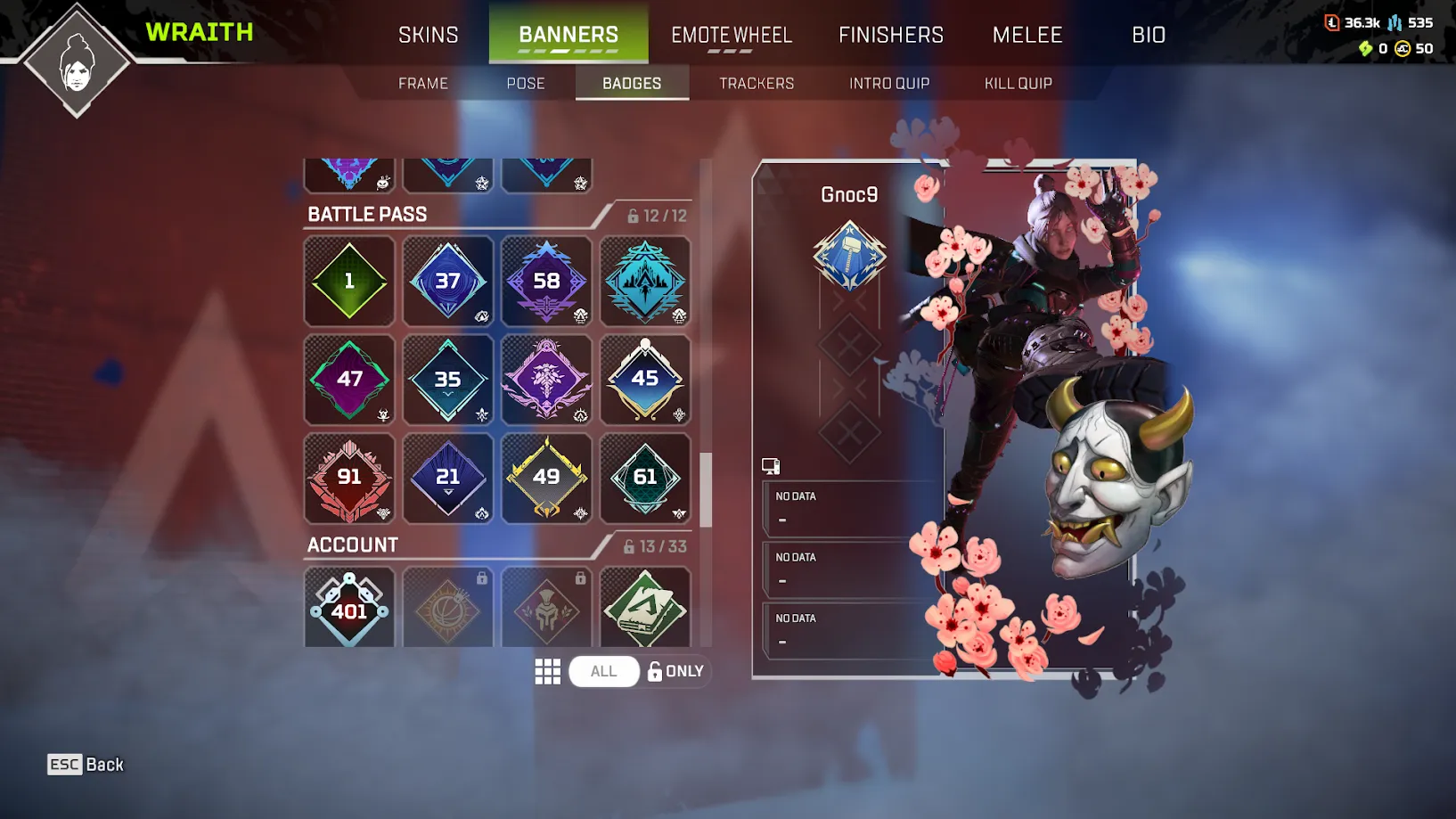 AP443 //APEX027 - Level 401 - Cobalt Katar Heirloom (Upgrade) - 57 Legendary Items - Metal Craft 535 - Token 36,300 - (K)