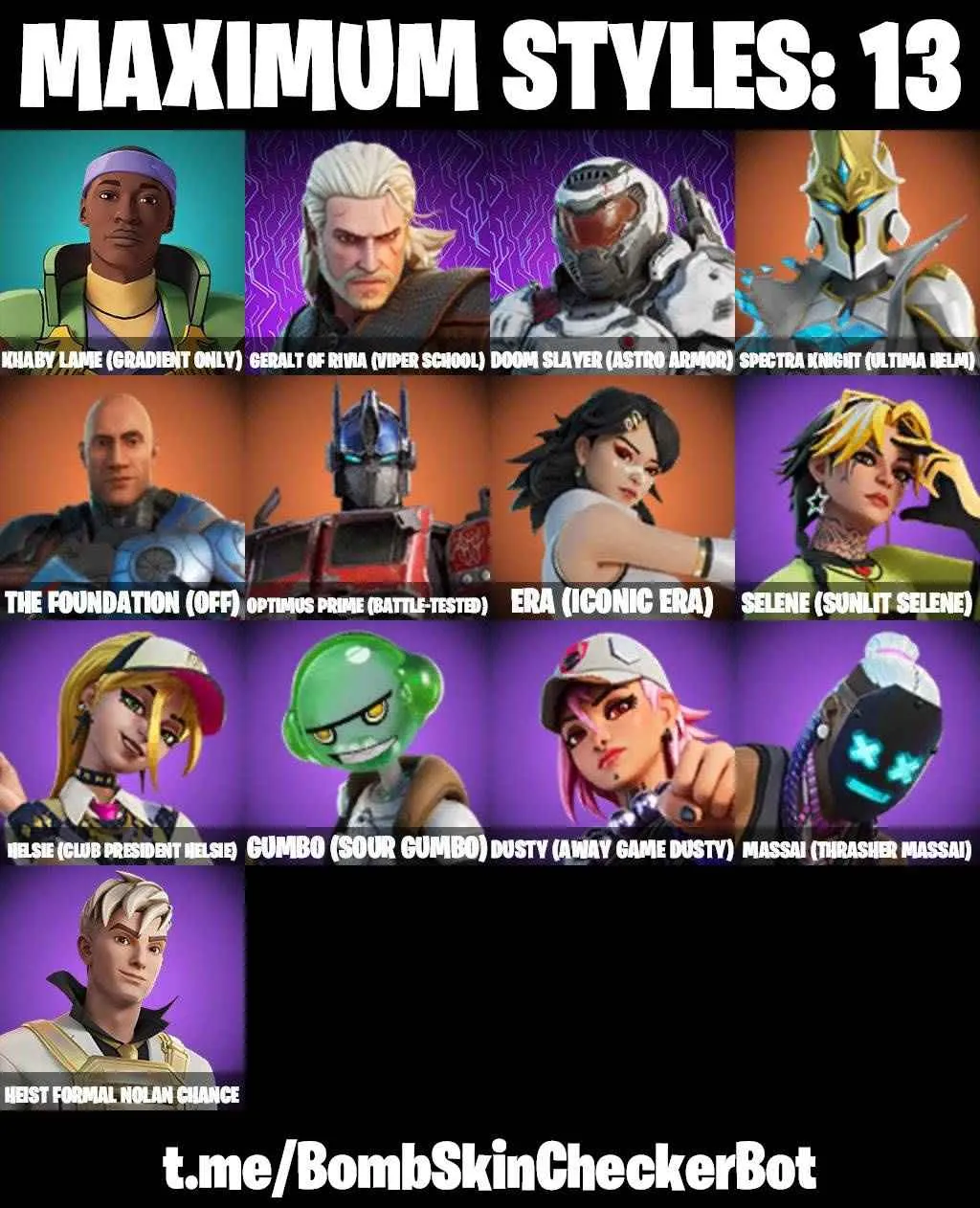 ❤️69 SKINS❤️SPIDER-MAN(MILES MORALES)❤️SPIDER-MAN❤️DARTH VADER❤️AHSOKA TANO❤️ERA(MAX)❤️HELSIE(MAX)❤️EVIE❤️MARIPOSA❤️TSUKI 2.0❤️REVERIE❤️POLAR PEELY❤️CAN PLAY ON PSN❤️XBOX❤️PC❤️NINTENDO❤️MOBILE❤️100 VBUCKS❤️FULL EMAIL ACCESS❤️