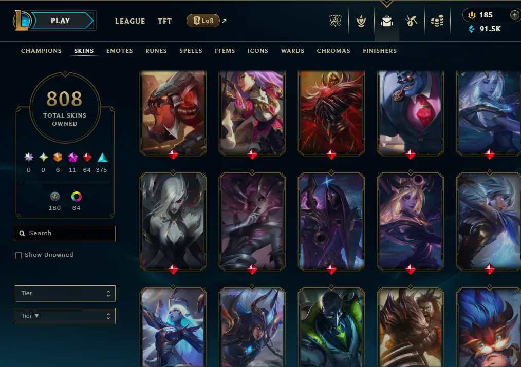 👑(EUW) GOLD IV (100% WR, HIGH ELO) 🚀800+ SKIN