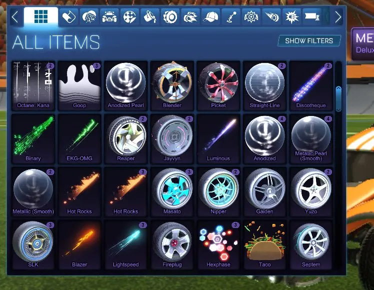 STOCK728 //Stacked Fennec Inventory with Anodized Pearl, Hexed, Fire God, Party Time, Electroshock, Reaper (K)