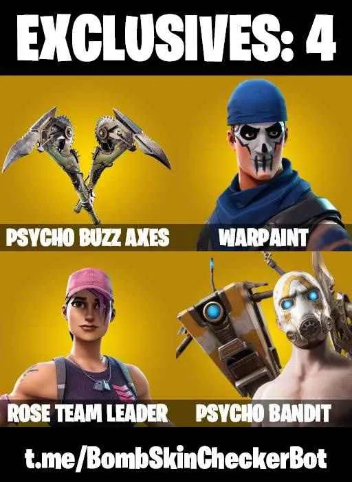 ❤️4 SKINS❤️45 COSMETICS❤️PSYCHO BANDIT❤️OG STW❤️PEELY WHIP❤️CAN PLAY ON PSN❤️XBOX❤️PC❤️NINTENDO❤️MOBILE❤️120 VBUCKS❤️FULL EMAIL ACCESS❤️
