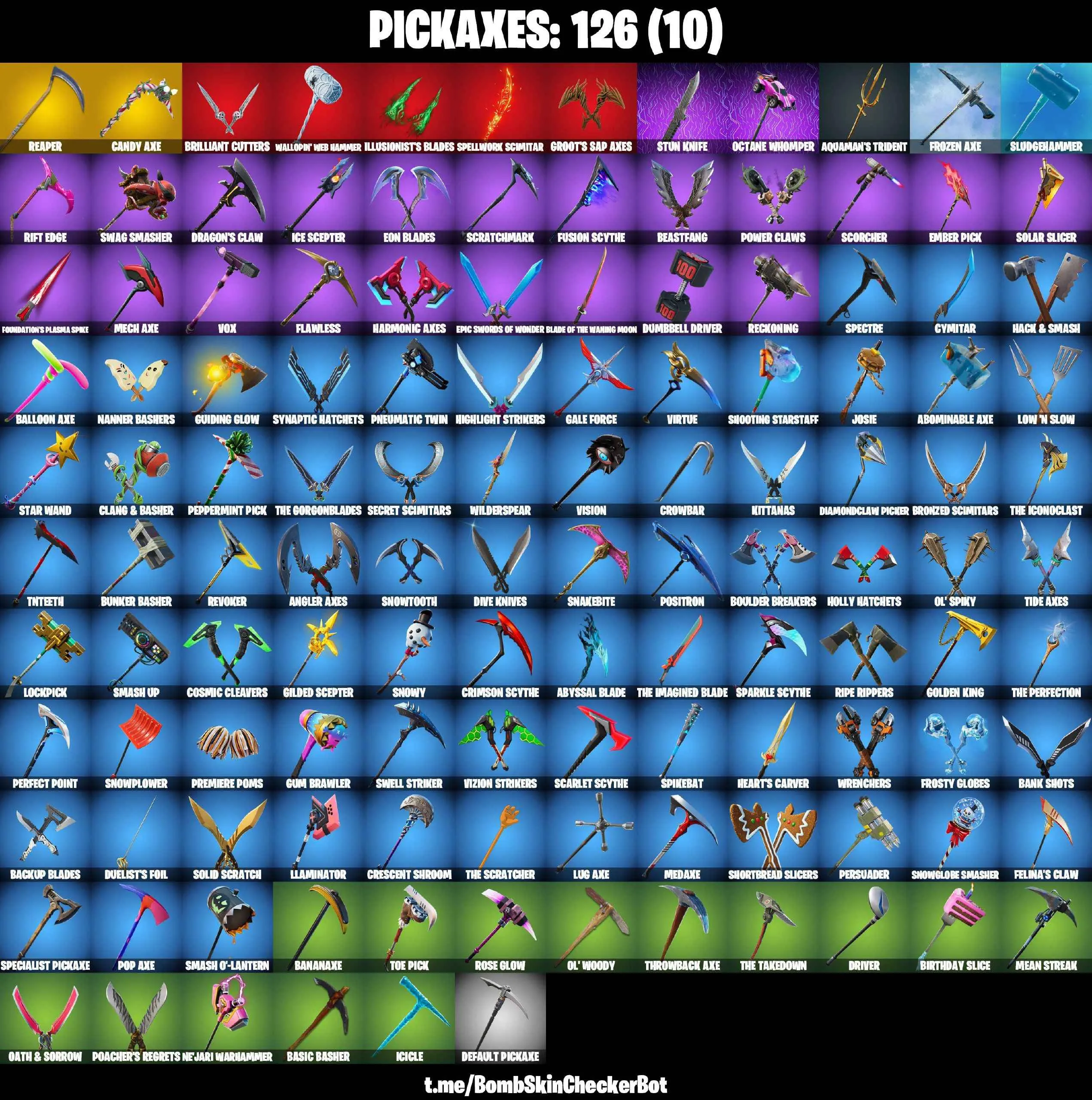 ❤️146 SKINS❤️CANDY AXE❤️OG STW❤️WHIPLASH❤️SKULL TROOPER❤️MANDALORIAN❤️GILDED SPIDER-MAN❤️ORANGE JUSTICE❤️INTRODUCING❤️STAR WAND❤️GOLDEN MIDAS❤️MAYA❤️ONESIE❤️JULES❤️BULLSEYE❤️BLUE TEAM LEADER❤️DRIFT(STAGE 5)❤️AGENT PEELY❤️JOLLY JAMMER❤️NOG OPS❤️REAPER❤️