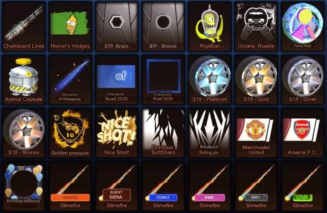 STOCK793 //Fennec x3, Titanium White Rulk Set, Slimefire Painted, TIE Fighter, Darth Vader, TMNT, Champions Rewards (K)