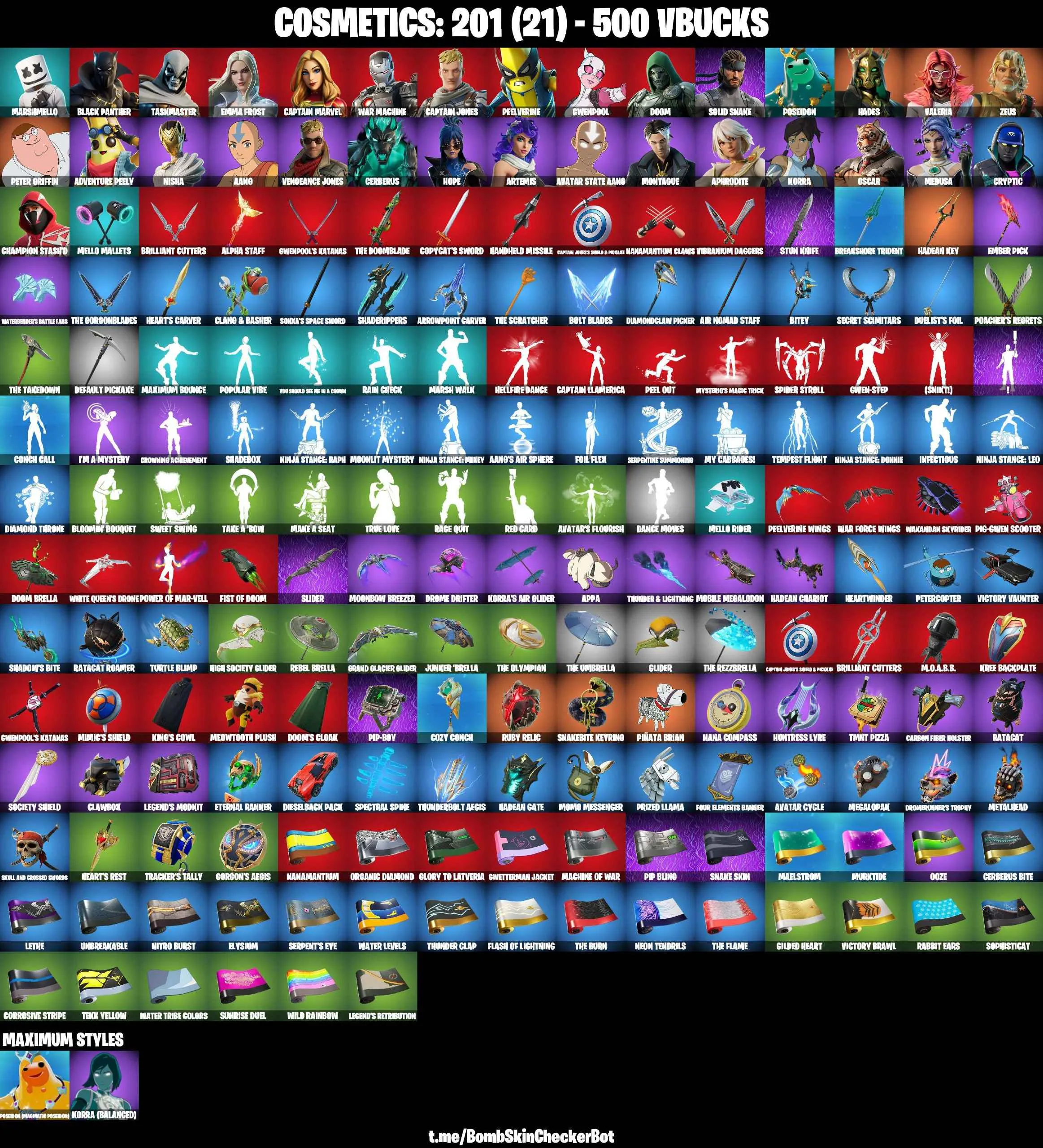 ❤️31 SKINS❤️ARTEMIS❤️MEDUSA❤️APHRODITE❤️ADVENTURE PEELY❤️HOPE❤️CHAMPION STASHD❤️PEELVERINE❤️CAN PLAY ON PSN❤️XBOX❤️PC❤️NINTENDO❤️MOBILE❤️500 VBUCKS❤️FULL EMAIL ACCESS❤️