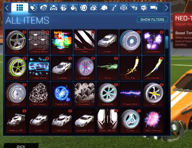 STOCK980 //Endo Dominus Breakout Centio 150+ Wheels Bodies Exotics Imports (K)