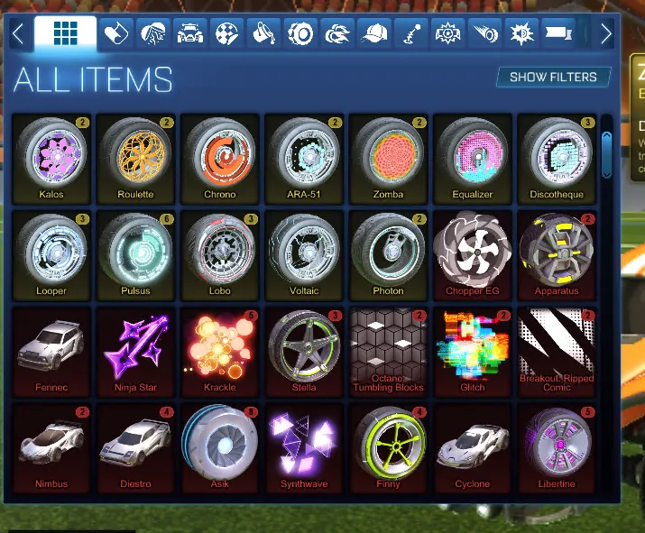 STOCK901 // Fennec Endo TW Standard Boost 20+ Black Market Decals Katana Roulette Chrono AR1 Zomba (K)