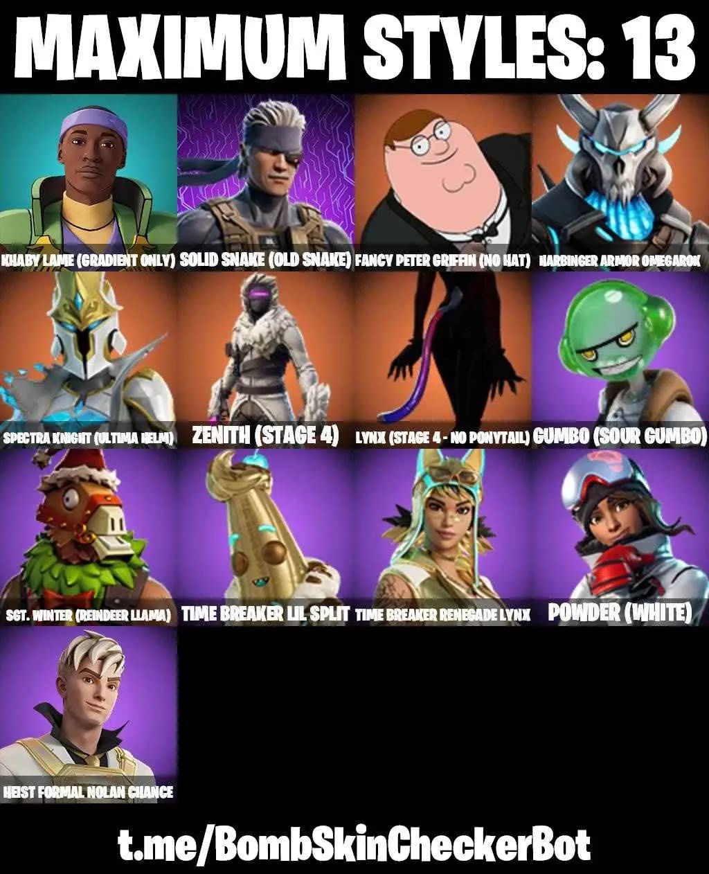 ❤️55 SKINS❤️NEO VERSA❤️GET GRIDDY❤️SPIDER-MAN❤️HOPE❤️LYNX(STAGE 4)❤️ZENITH(STAGE 4)❤️GUMBO(MAX)❤️SPECTRA KNIGHT(MAX)❤️NISHA❤️OSCAR❤️ASTROWORLD CYCLONE❤️PEPPERMINT PICK❤️TAKE THE ELF❤️CAN PLAY ON PSN❤️XBOX❤️PC❤️NINTENDO❤️MOBILE❤️550 VBUCKS❤️FULL EMAIL ACCESS❤️